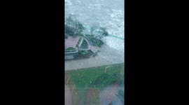 Storm Chasers in Typhoon at Harbour Grand Kowloon, Hong Kong