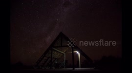 Startrails of Botswana