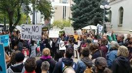 Kavanaugh Protestors at California & 19th