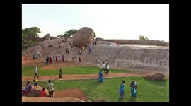 Time-lapse of Mahabalipuram