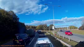 Karma as Police pull over motorist