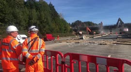 M27 Bridge Demolition