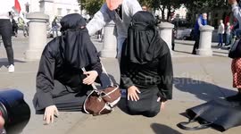 Ban The Burka March, London, UK