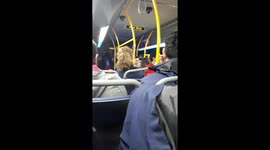 Woman refuses to give up seat, gives racist rant instead