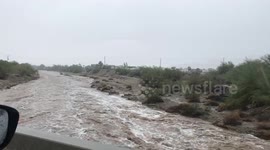 Flash flood warnings issued in Arizona and California counties ahead of Hurricane Rosa
