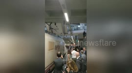 Pro-independence protesters stop speeding train in Catalonia