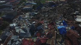 Devastation in Balaroa, Palu After 7.4 Earthquake
