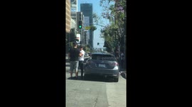 Lisa Armstrong’s Uber Driver gets into altercation with paparazzi