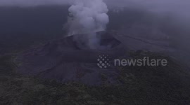 Approach to incredible volcano