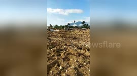 Reduced to rubble: Indonesian resident films devastation in Balaroa following 7.4 earthquake