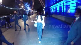 Confrontation flares between paparazzi and PR as they try to snap Love Island's Samira Mighty
