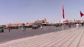 Marrakesh City in Morocco -Drive Around The Old Square