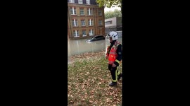 Flooding in East London