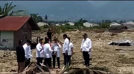 Indonesian President Joko Widodo visits quake devastated Palu