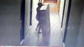 British pensioner, 72, caught on CCTV stealing his neighbour's bed