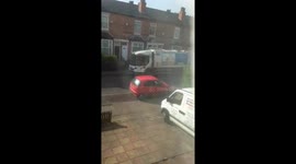 Birmingham DustBin collection During Strike action 2017