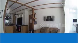 Burglar who stole wedding rings and cash from children's money boxes is jailed after footage of him staring into a security camera was shared on Facebook