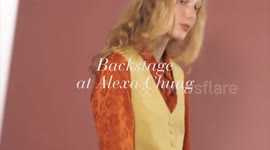 LFW - Backstage at Alexa Chung