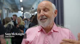 Backstage at Ashish with Sam McKnight