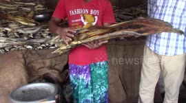 Buying Futki / Dried Fish in Bangladesh Fish Market / Sylhet