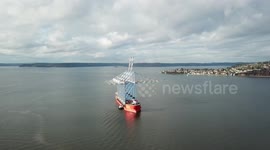 Huge cranes! (Drone footage)