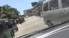 DRIVING IN BANGALDESH HIGHWAY  / Balagoing  Tajpur