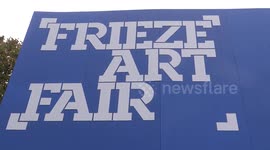 Preview of the Frieze Art Fair London 2018
