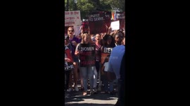 Activists hold #CancelKavanaugh protest on Capitol Hill
