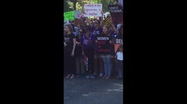 Activists hold #CancelKavanaugh protest on Capitol Hill