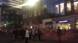 English fans. London Bridge. England vs Croatia 11/07/2018