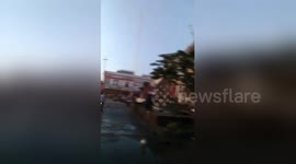 People of Palu Reaction Second After a Massive Earthquake