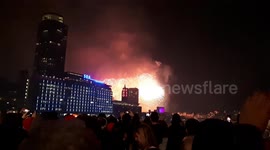 Fireworks New Year 2018 London