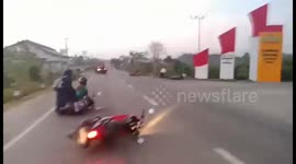 Dramatic moment the quake hit Indonesia before triggering tsunami