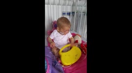 Harriett Platt, SCID, sick baby won't let drug lines cease play