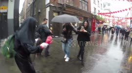 Zombie Nun Scares People In London