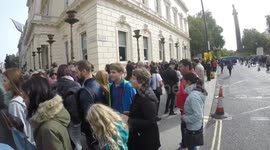Brazilians in London queue outside embassy to vote in hotly contested presidential election