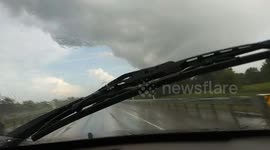 Driving through a possible tornado in southern Oklahoma