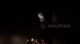 SpaceX launch lights up sky in Redondo Beach