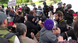 Clashes erupt at 'Resist Marxism' rally