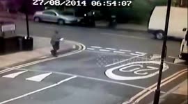 Council worker seen throwing entire bin into recycling cart