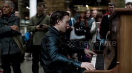 Henri Herbert's dazzling impromptu piano performance in London's St. Pancras station