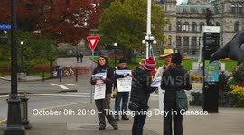 Victoria Orca Vigil Continues on Canadian Thanksgiving Day