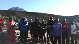 Mum who lost limbs to a sepsis infection climbs Kilimanjaro