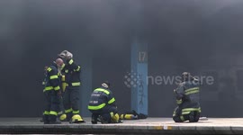 Trains torched in Cape Town