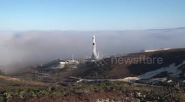 SpaceX Falcon 9 First West Coast Launch and Landing with SAOCOM 1A payload on launchpad 4