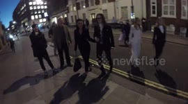 Roxy Horner And Josuha Kane Arrive At The Marie Claire Future Shapers Awards