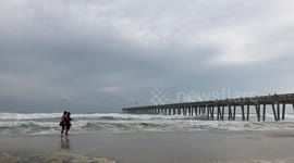Lifeguards on alert as Hurricane Michael brings pounding waves to Pensacola Beach