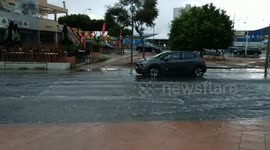 Heavy rain batters Majorca causing heinous flooding and damage