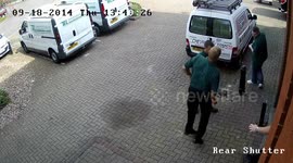 Worker breaks into Irish dancing when scared