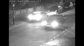 CCTV captures moment burglars enter neighbour's house